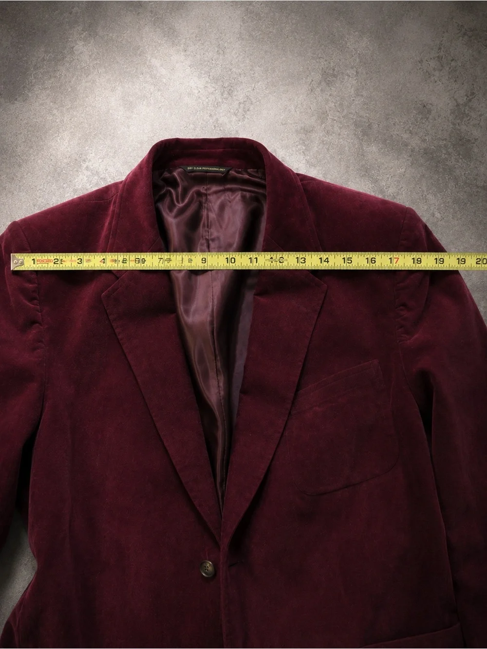 Vintage 1970 Doncaster Rothchilds Ultrasuede Burgundy Men's Blazer Sport Coat XL